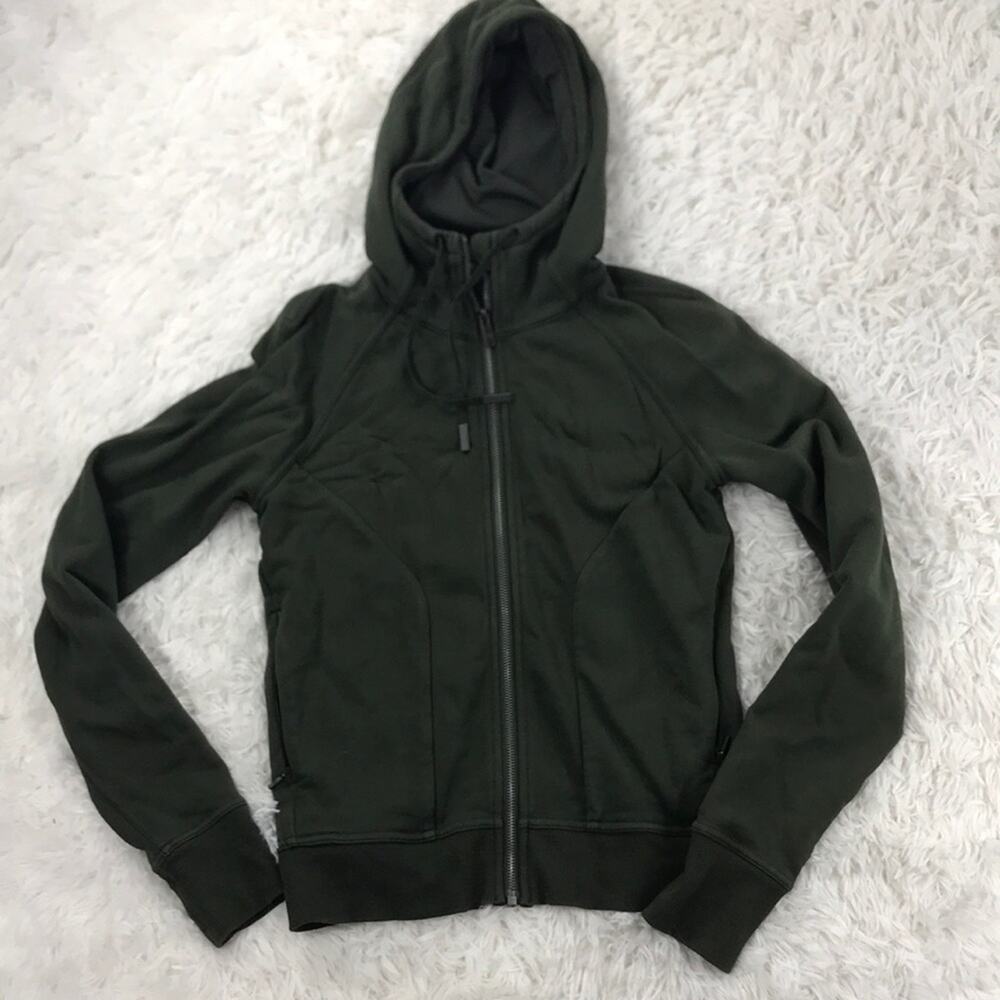 Lululemon Huddle & Hustle Hoodie Camo Green